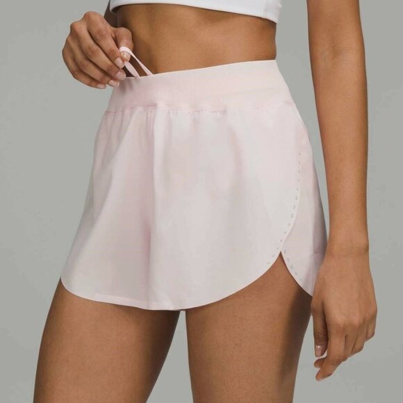 Lululemon Find Your Pace Shorts High Rise 0 Pink Strawberry Milkshake 3" - Picture 1 of 2